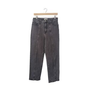 Madewell Women's Straight Leg Jeans - Dark Gray